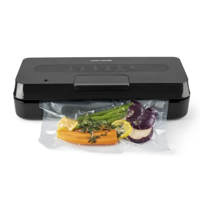 Cook & Baker Vakuumpakker 135 watt - Automatisk vakuumfunktion - Sort