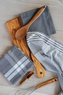 Cook & Baker Viskestykke - 3 stk. B 50 x L 70 cm - Økologisk bomuld - Grå