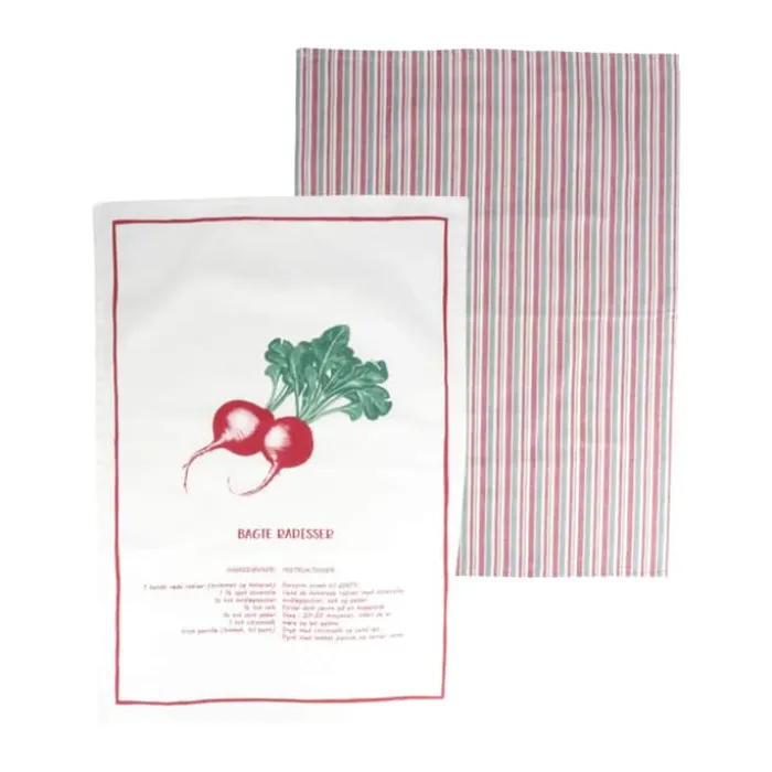 Cook & Baker Viskestykke - 2 stk. B 50 x L 70 cm - Bomuld - Radisse