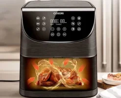 Cosori Premium Airfryer 5,5 liter - 11 programmer - Pre Heat-, Keep Warm- og Shake-funktion