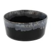 Costa Nova Gres Skål H 6 x B 13,7 x L 13,7 cm - Stentøj - Sort