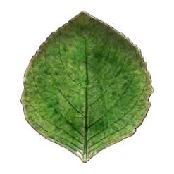 Costa Nova Riviera Asiet - Hortensiablad H 3,2 x B 15 x L 17 cm - Stentøj - Grøn