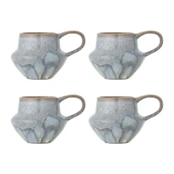 Creative Collection Bessie Krus - 4 stk. 30 cl- Stentøj - Blå