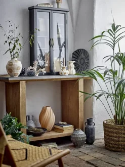 Creative Collection Byron Lysestage H 10 cm - Stentøj - Natur