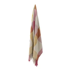 Creative Collection Hadley Plaid B 130 x L 160 cm - Genanvendt bomuld - Multifarvet