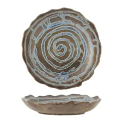 Creative Collection Marjorie Fad Ø 29 cm - Stentøj - Blå
