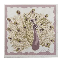 Creative Collection Petrilli Serviet - 20 stk. B 33 x L 33 cm - Papir - Lyserød