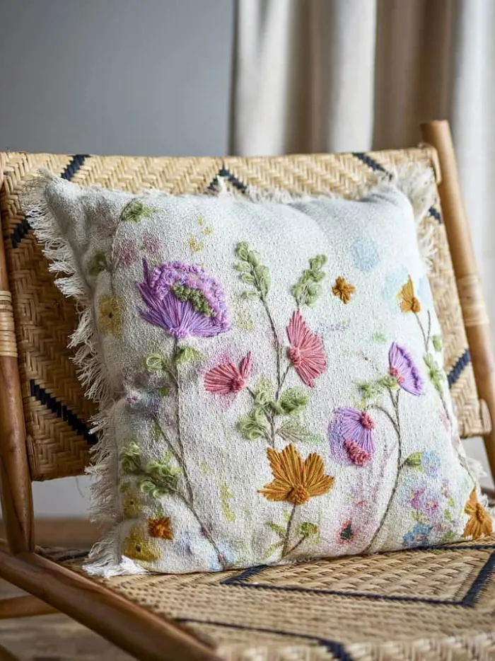 Creative Collection Pogni Pyntepude B 50 x L 50 cm - Bomuld - Beige