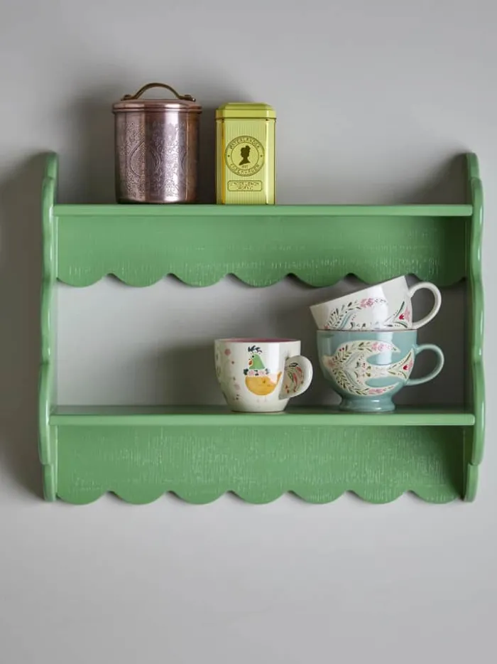 Creative Collection Salla Hylde H 40,5 x B 49,5 x D 15 cm - Fyrretræ - Grøn