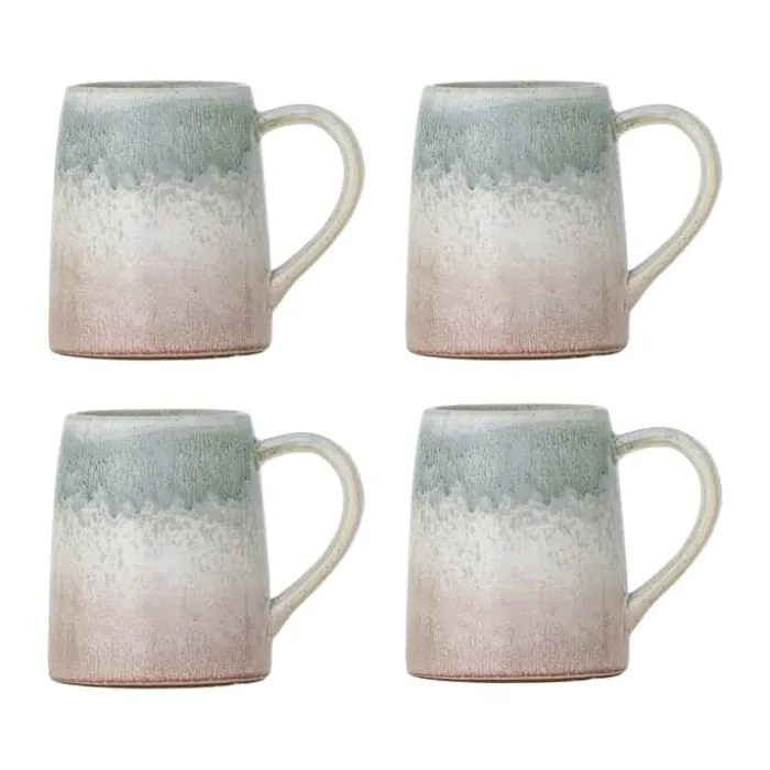 Creative Collection Winnie Krus - 4 stk. 37 cl - Stentøj - Multifarvet
