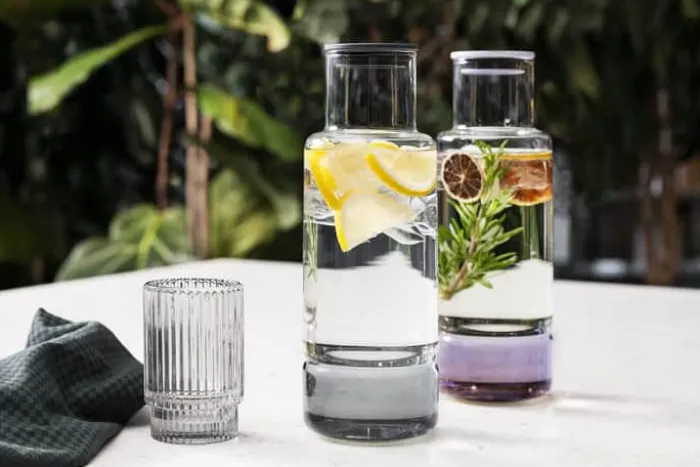 CrushGrind Billund Karaffel 1 liter - Borosilikatglas - Lavender