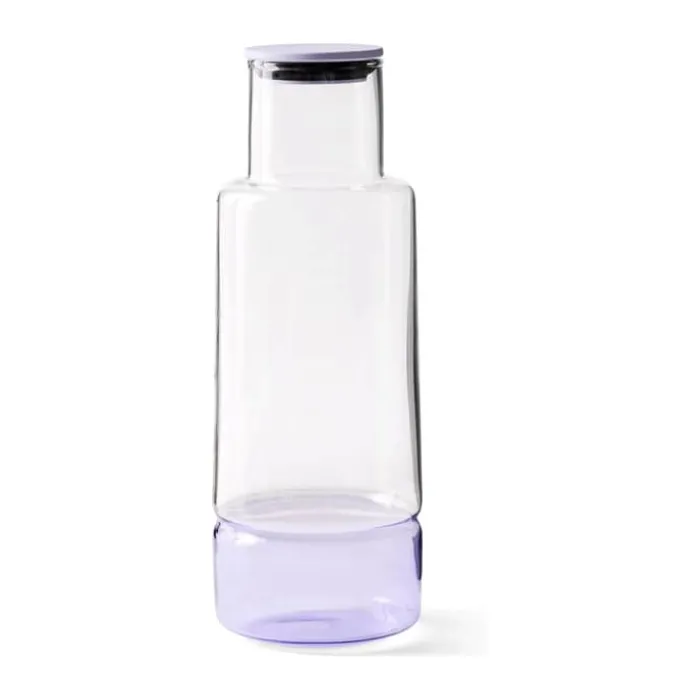 CrushGrind Billund Karaffel 1 liter - Borosilikatglas - Lavender