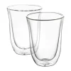 DeLonghi Latte Macchiatoglas - 2 stk. 33 cl - Borosilikatglas