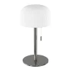 Deluxe Homeart Ikon LED Bordlampe H 27,5 cm - Plastik/jern - Space Grey