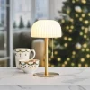Deluxe Homeart Ikon LED Bordlampe H 27,5 cm - Plastik/jern - Brass Gold