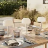 Deluxe Homeart Ikon Smooth LED Bordlampe H 24 cm - Plastik/jern - Beige