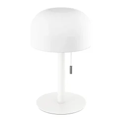Deluxe Homeart Ikon Smooth LED Bordlampe H 24 cm - Plastik/jern - Hvid