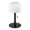 Deluxe Homeart Ikon Smooth LED Bordlampe H 24 cm - Plastik/jern - Sort