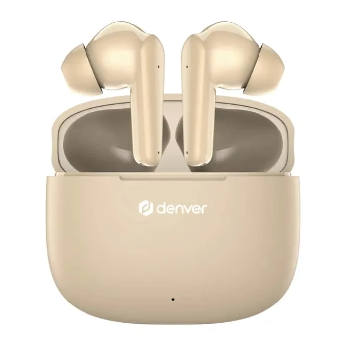 Denver Bluetooth Øretelefoner TWE-48NU 6 timers spilletid - Beige