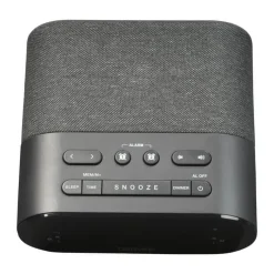 Denver Clockradio CRQ-107 Trådløs opladning - Forudindstillet radiokanaler - Sort