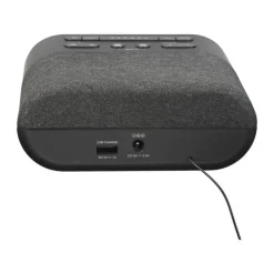 Denver Clockradio CRQ-107 Trådløs opladning - Forudindstillet radiokanaler - Sort