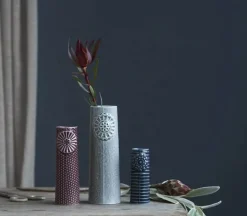 Dottir Pipanella Flock Vase - 3 stk. Porcelæn - Blueberry cake