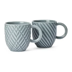 Dottir Samsurium Krus 32 cl - Porcelæn - Blågrå