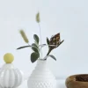 Dottir Samsurium Tumbletop Vase H 11,5 cm - Porcelæn - Hvid
