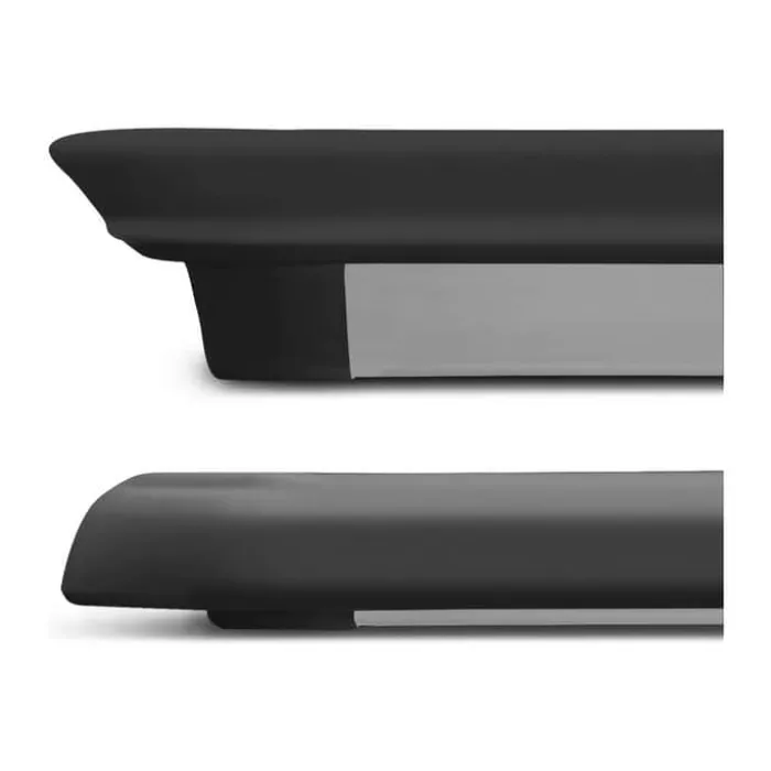 Dreamfarm Big Fledge Skærebræt L 36 cm - Plastik/silikone - Grå/sort