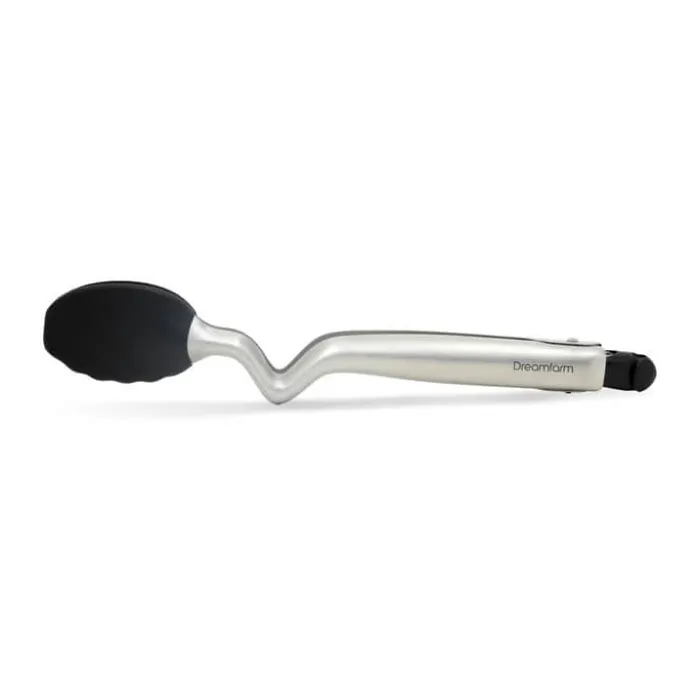 Dreamfarm CloTang L 22,9 cm - Stål/silikone - Sort/stål