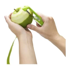 Dreamfarm Sharple Grøntsagsskræller L 18 cm - Plastik - Grøn