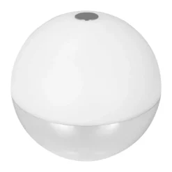 Dyberg Larsen Alba Light Ball LED Lampe - 2 stk. Ø 11 x H 11 cm - ABS plastik - Krom