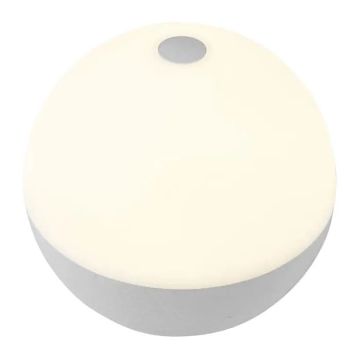 Dyberg Larsen Alba Light Ball LED Lampe - 2 stk. Ø 11 x H 11 cm - ABS plastik - Hvid