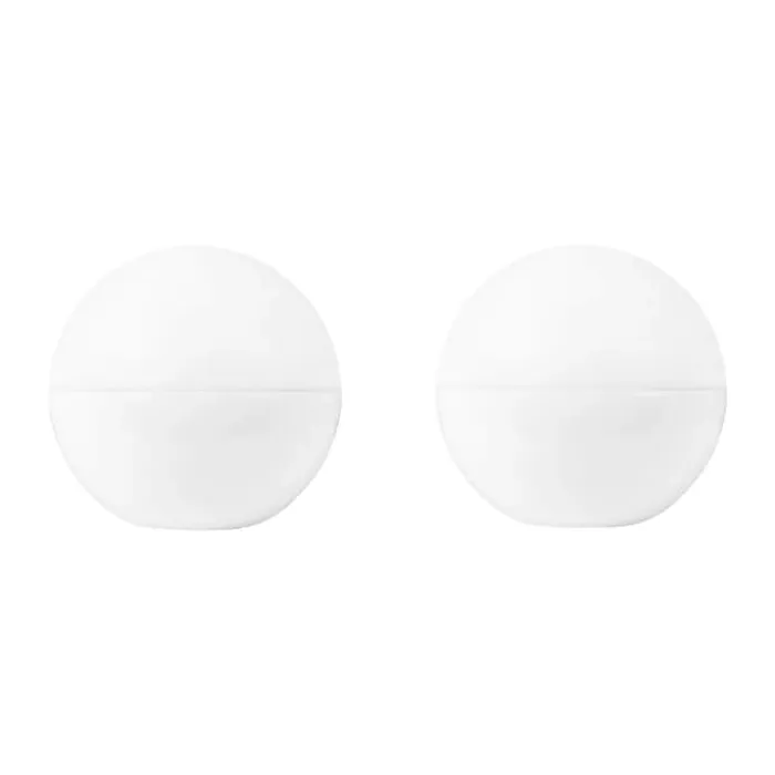 Dyberg Larsen Alba Light Ball LED Lampe - 2 stk. Ø 11 x H 11 cm - ABS plastik - Hvid