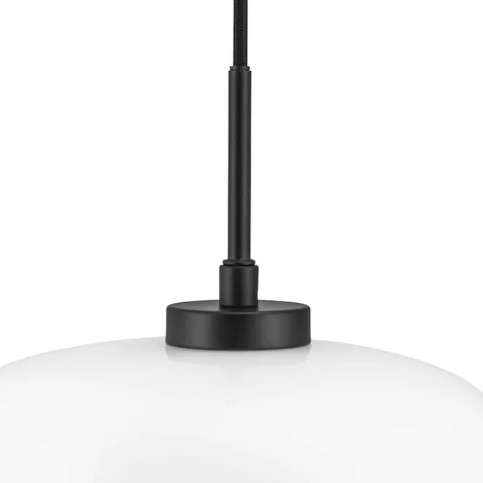 Dyberg Larsen Arp Pendel Ø 30 cm - Glas/metal - Opal/sort