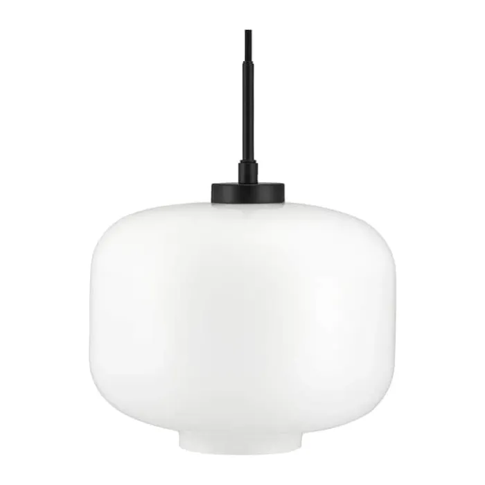 Dyberg Larsen Arp Pendel Ø 30 cm - Glas/metal - Opal/sort