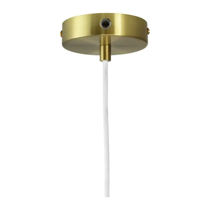 Dyberg Larsen Arp Pendel Ø 30 cm - Glas/metal - Opal/messingfarvet
