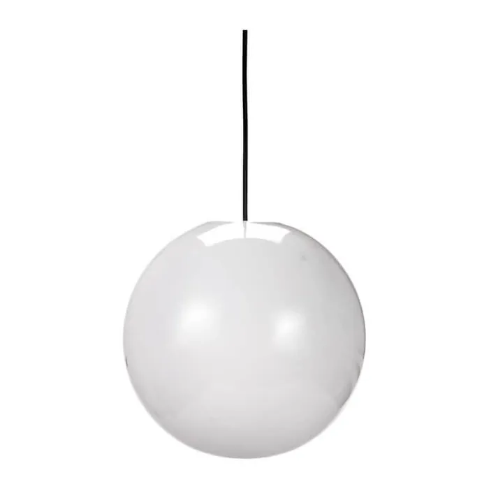 Dyberg Larsen Cafè Opal Pendel Ø 20 cm - E27 - Opal/sort