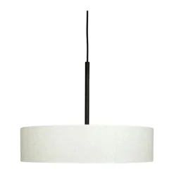 Dyberg Larsen Calix Pendel H 34,5 cm - Stof/metal - Natur/sort