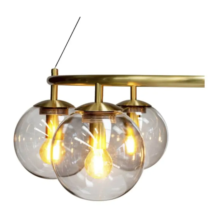 Dyberg Larsen Como Loftlampe Ø 65,3 x H 32,5 cm - Glas/metal - Smoke