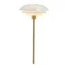 Dyberg Larsen DL31 Gulvlampe H 113 cm - Glas/metal - Opal/messing