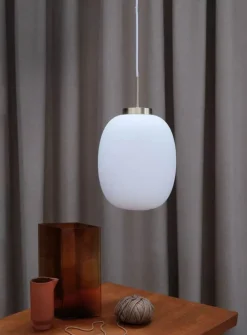 Dyberg Larsen DL39 Pendel Ø 25 cm - E27 - Opal/messing