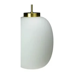 Dyberg Larsen DL39 Pendel Ø 25 cm - E27 - Opal/messing
