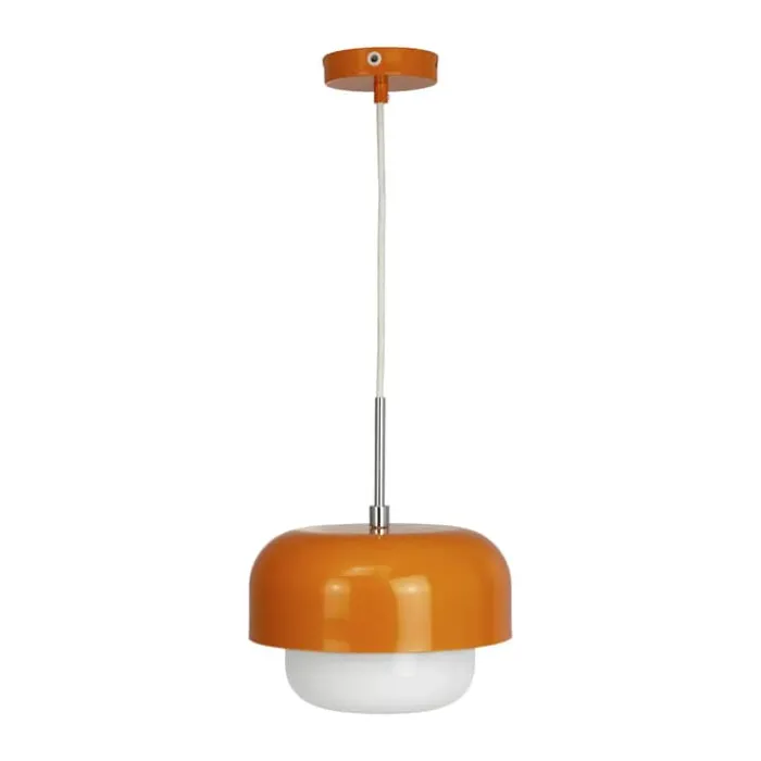 Dyberg Larsen Haipot D23 Pendel Ø 23 cm - Glas/metal - Orange