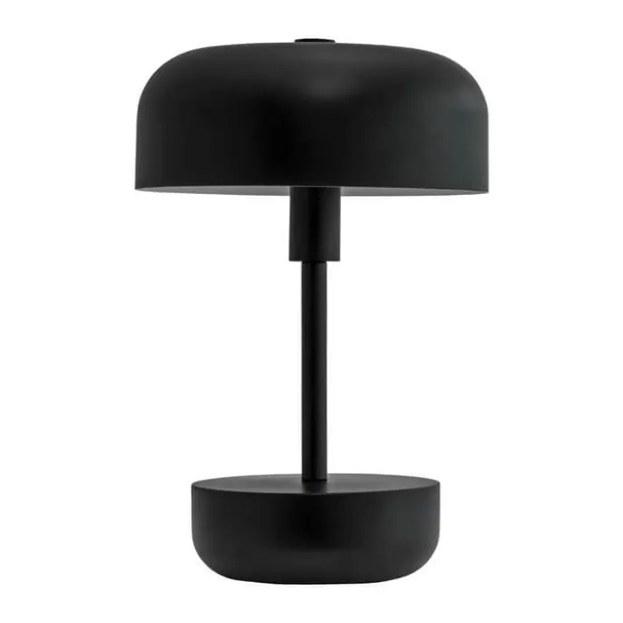 Dyberg Larsen Haipot Genopladelig Bordlampe H 25,7 - Metal - Sort