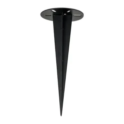 Dyberg Larsen Jordspyd Ø 13 x H 30 cm - Metal - Sort
