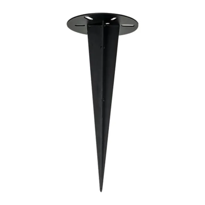 Dyberg Larsen Jordspyd Ø 13 x H 30 cm - Metal - Sort
