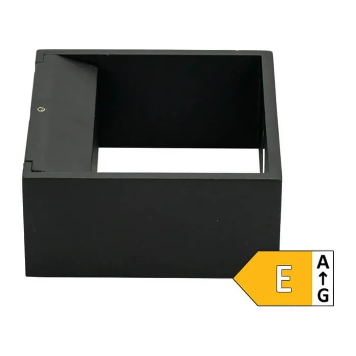 Dyberg Larsen Jupiter Udendørs Væglampe H 6 x Ø 13 cm - Integreret LED - Mat sort