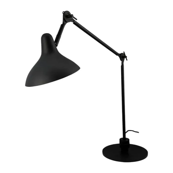 Dyberg Larsen Lotus Bordlampe B 22 x H 88 cm - Metal - Sort