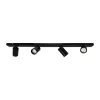 Dyberg Larsen Modern Loftskinne - 4 spots H 14 x L 95 cm - Metal - Sort